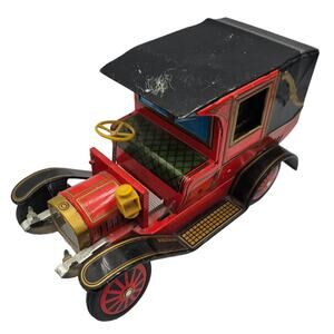 Vintage ALPS car Tin toy. Early Limousine MD166 Unique Collectible Rare